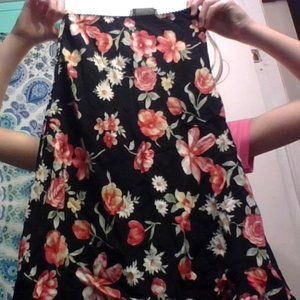 Flowered skirt